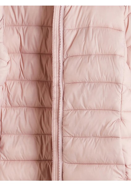 Lcw Eco Pembe Kapüşonlu Kız Çocuk Şişme Mont fiyatları