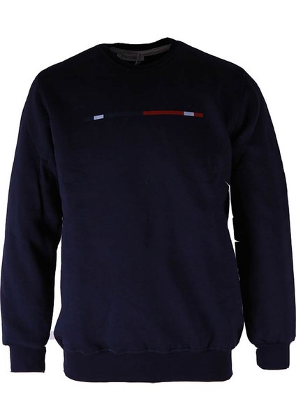 Indigo Erkek Sweatshirt 0 Yaka 3 Ip