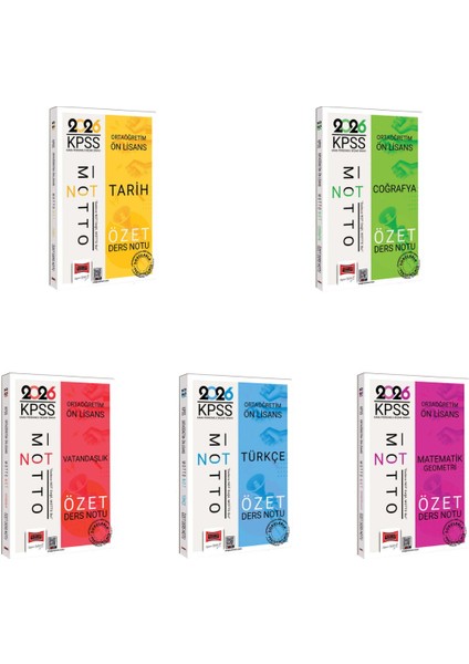 Yargı 2026 KPSS Ortaöğretim Ön Lisans Motto Serisi Genel Yetenek
