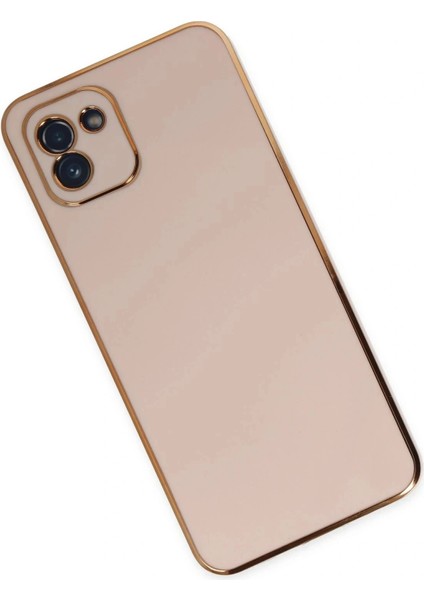 Samsung Galaxy A03 Kılıf Volet Silikon - Pembe modelleri