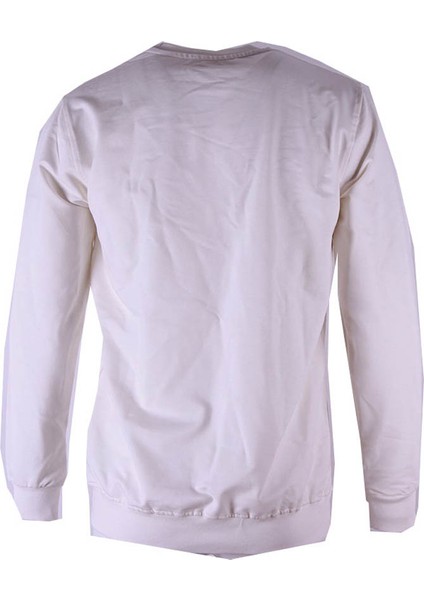 2 Ip Ekru Erkek Sweatshirt Brooklyn 0 Yaka modelleri