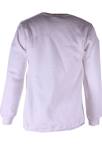 0 Yaka 3 Ip Ekru Erkek Sweatshirt Fresh Baskı modelleri