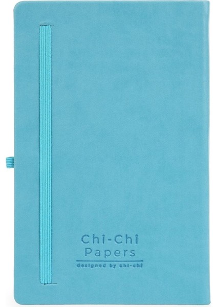 Isim Yazılabilir Çizgili Defter - Mavi, Suni Deri Kaplamalı Defter, Tarihsiz Ajanda, Anı Defteri