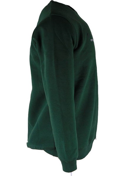 0 Yaka 3 Ip Yeşil Erkek Sweatshirt State Baskı fiyatları