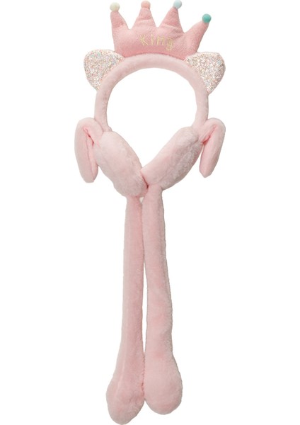 25CN Cute Earmuff 5pr Pembe Kız Çocuk Kulaklık