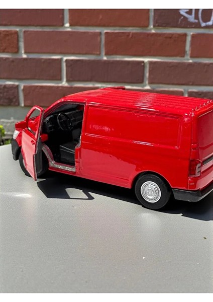 1:18 Ölçek Koleksiyonluk Metal Oyuncak Araba 12 cm - Volkswagen Model Açılabilir Kapılı Transporter