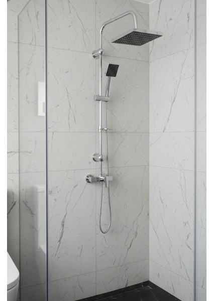 Kare Robot Duş Seti – Lüks, Tasarruflu ve Kolay Kurulum modelleri