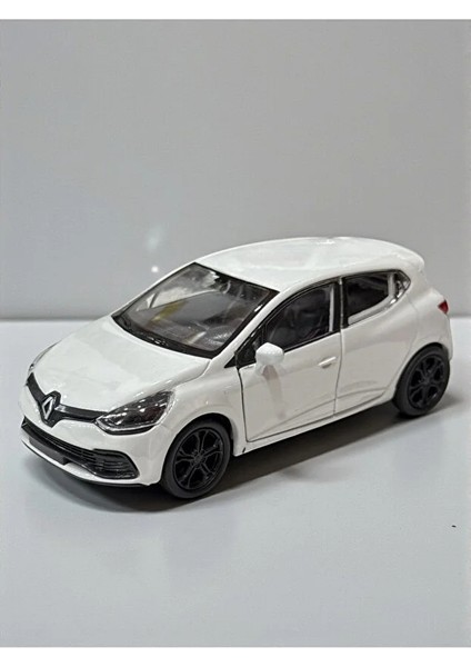 1:18 Ölçek Koleksiyonluk Metal Oyuncak Araba 12 cm - Renault Clio Spor Model Açılabilir Kapılı modelleri