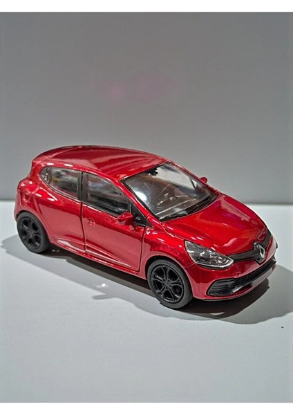 1:18 Ölçek Koleksiyonluk Metal Oyuncak Araba 12 cm - Renault Clio Spor Model Açılabilir Kapılı fırsatları