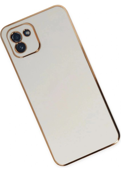 Samsung Galaxy A03 Kılıf Volet Silikon - Beyaz modelleri