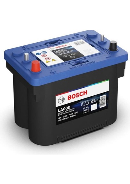 0092LA0000 - La 50 Ah Dual Agm - 750M. Akım (A) En / 50AH - Bosch