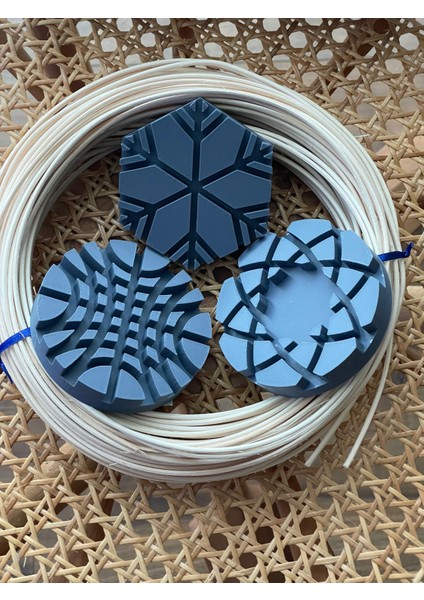 Rattan Core Doğal Bambu Çubuk 2 mm 100 gr ve 3 Adet 8 cm Küçük Boy, Rattan Örme Kalıbı 2 Si Birlikte fiyatları