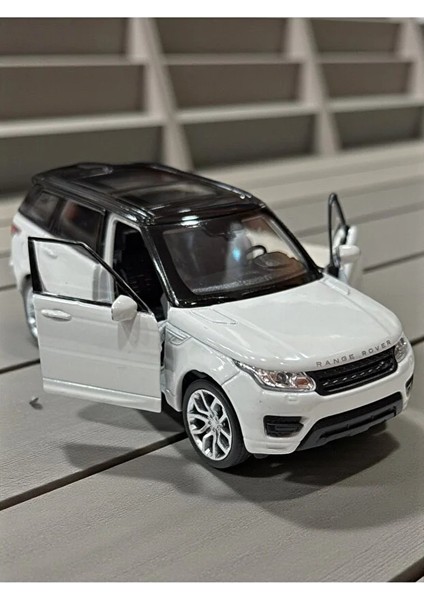 1:18 Ölçek Koleksiyonluk Metal Oyuncak Araba 12 cm - Range Rover Spor Model Açılabilir Kapılı