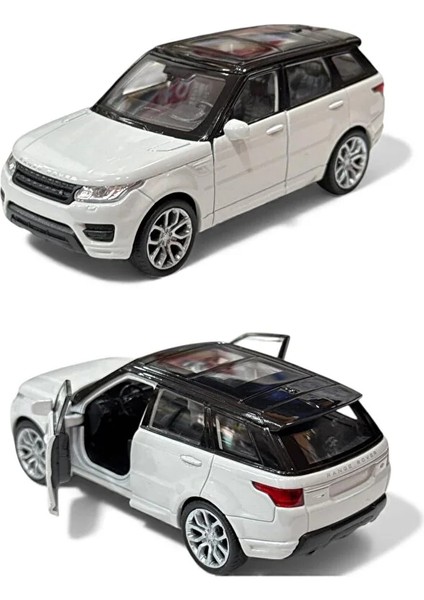 1:18 Ölçek Koleksiyonluk Metal Oyuncak Araba 12 cm - Range Rover Spor Model Açılabilir Kapılı fırsatları