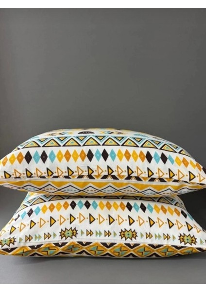 Fermuarlı 2 Adet Yastık Kılıfı