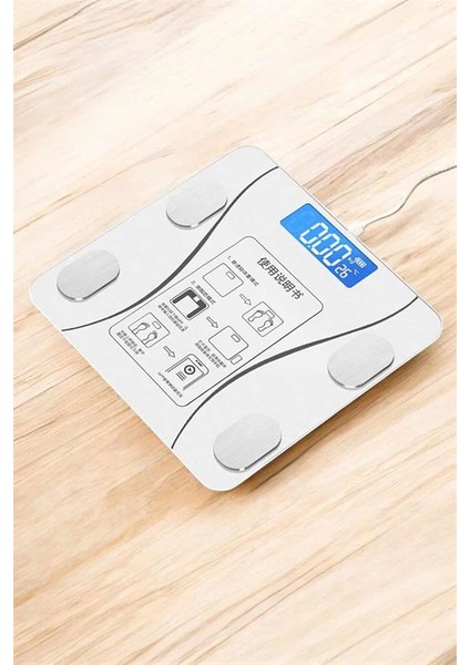 Tartı Baskül Dijital Elektronik Tartı Vücut Analiz Wifi Akıllı Yağ Ölçer indirimleri