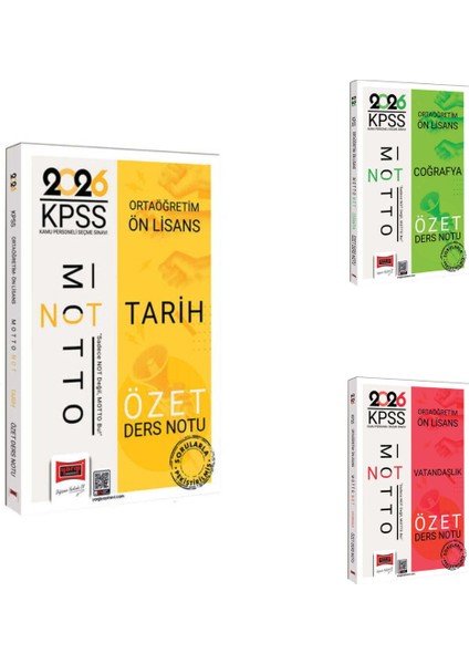 Yargı 2026 KPSS Ortaöğretim Ön Lisans Motto Serisi Genel Kültür Ö