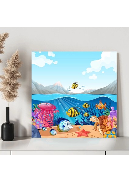 Denizaltı Keşfi Kanvas Tablo modelleri