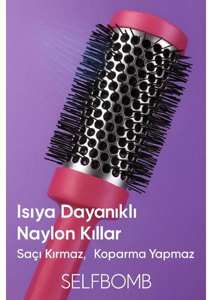 38 cm Profesyonel Fön Fırçası – Hızlı Kurutma, Kaymaz Sap indirimleri