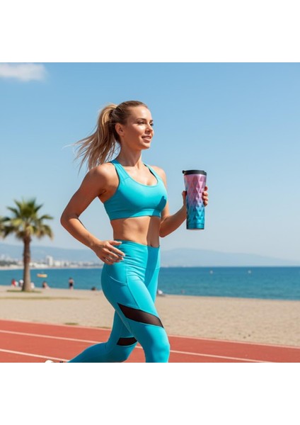 500 ml Renkli Tasarım Isı Yalıtımlı Kahve Mug Çelik Termos modelleri