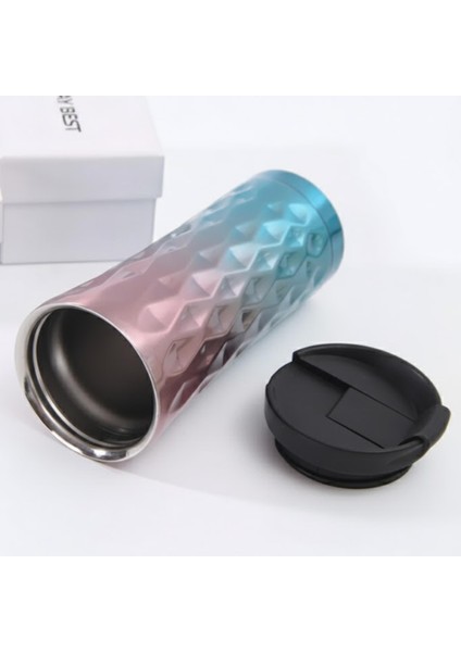 500 ml Renkli Tasarım Isı Yalıtımlı Kahve Mug Çelik Termos indirimleri