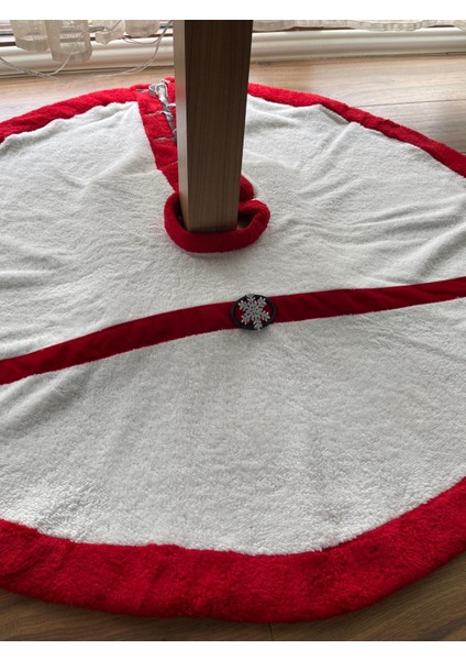 Yılbaşı Ağacı Örtüsü, Yılbaşı Eteği, Peluş Çam Ağacı Örtüsü-Yılbaşı Süsleme Dekoru 110 cm fırsatları