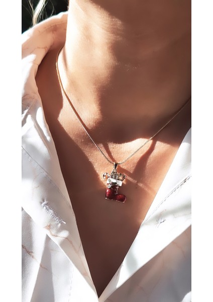 Yılbaşı Çorabı Çelik Kolye fiyatları