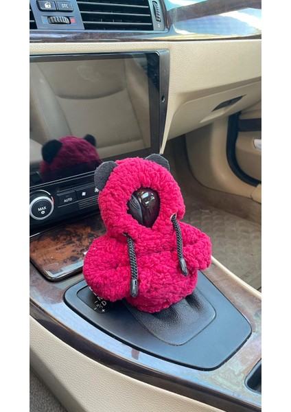 Vites Hoodie-Araç Vites Poları-Peluş Vites Poları-Kırmızı - Araç Vites Kıyafeti modelleri