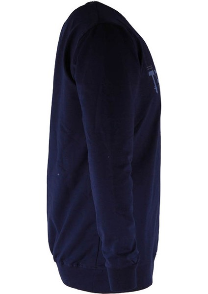 0 Yaka 2 Ip Indigo Erkek Sweatshirt Trend Baskı fiyatları