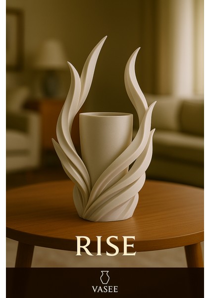 Cesur Sıcaklık Için Alev Şeklindeki Vazo Sanat Düzenleyicisi