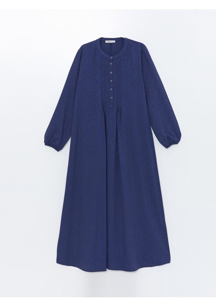 Yeni Sezon Bisiklet Yaka Desenli A Kesim Elbise indirimleri