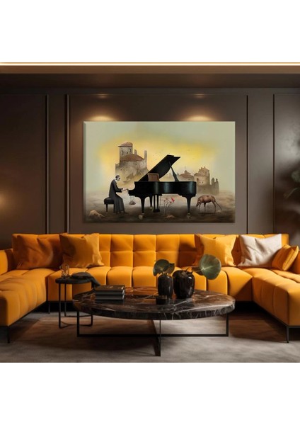 Sokak Sanatçısı Kanvas Tablo