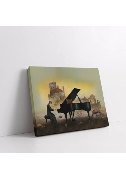 Sokak Sanatçısı Kanvas Tablo modelleri