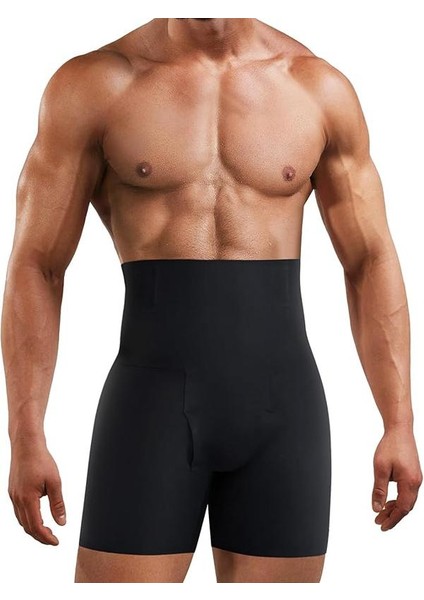 Karın Kontrol Bodysuit ve İç Çamaşırı Fitness Vücut Şekillendirici 3 Boyutlu Erkek Duble Korse Boxer