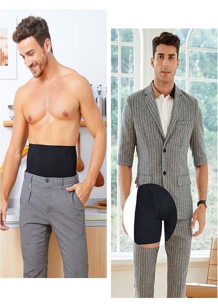 Karın Kontrol Bodysuit ve İç Çamaşırı Fitness Vücut Şekillendirici 3 Boyutlu Erkek Duble Korse Boxer modelleri