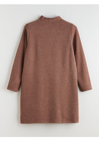 Yeni Sezon Büyük Beden Dik Yaka Mini Elbise fiyatları