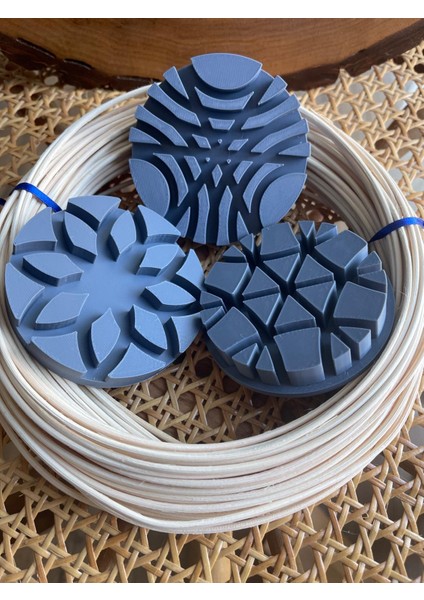 Rattan Core Doğal Bambu Çubuk 2 mm 100 gr ve 3 Adet 8 cm Küçük Boy, Rattan Örme Kalıbı 2 Si Birlikte fiyatları