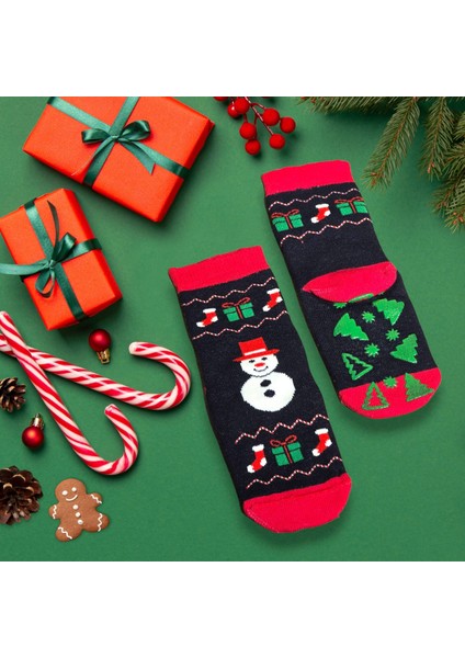 - Yeni Yıl Çocuk Çorap Koleksiyonu – Kaydırmazlı | Hediye Paketli