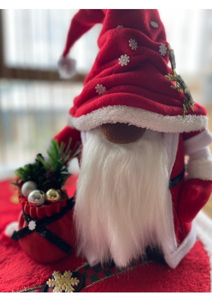 Yılbaşı, Sevimli, Şans Cücesi Dekoratif Cüce Hediyelik 35 cm fiyatları