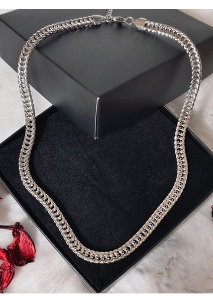 Çelik Silver Renk Balık Sırtı Zincir Kolye fırsatları