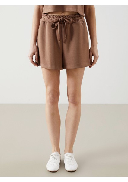 Yeni Sezon Beli Lastikli Kadın Şort fiyatları