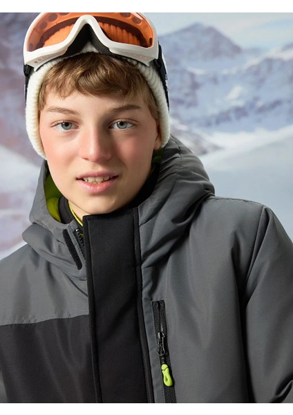 Lcw Kids Siyah Kapüşonlu Erkek Çocuk Mont fiyatları