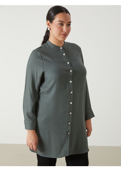 Yeni Sezon Hakim Yaka Kadın Gömlek Tunik