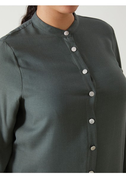 Yeni Sezon Hakim Yaka Kadın Gömlek Tunik modelleri