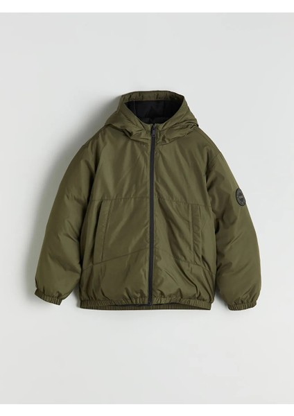 Lcw Kids Haki Kapüşonlu Erkek Çocuk Şişme Mont fırsatları