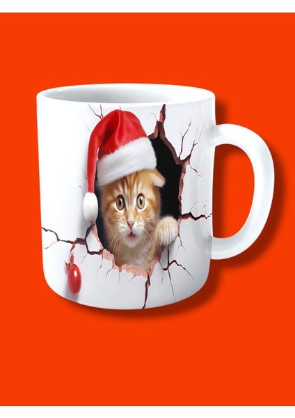 Yılbaşı Temalı Baskılı Kupa Bardak