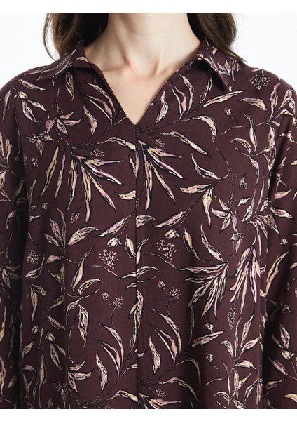 Yeni Sezon Gömlek Yaka Desenli Elbise modelleri