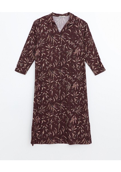 Yeni Sezon Gömlek Yaka Desenli Elbise indirimleri