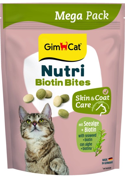Nutri Biyotin Deniz Yosunlu Kedi Ödülü (425 Gr)