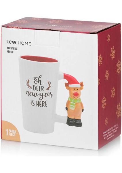 Lcw Home Karışık Yılbaşı Temalı Seramik Kupa 480 ml fırsatları